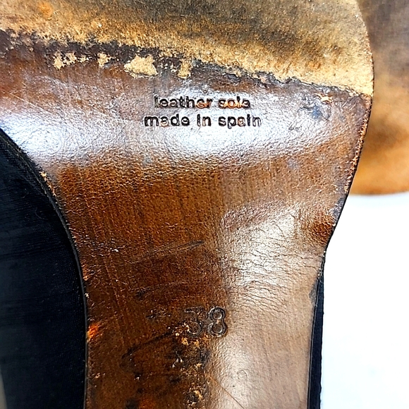 Audley London women's pumps size 38 Leather made in Spain - Picture 9 of 11